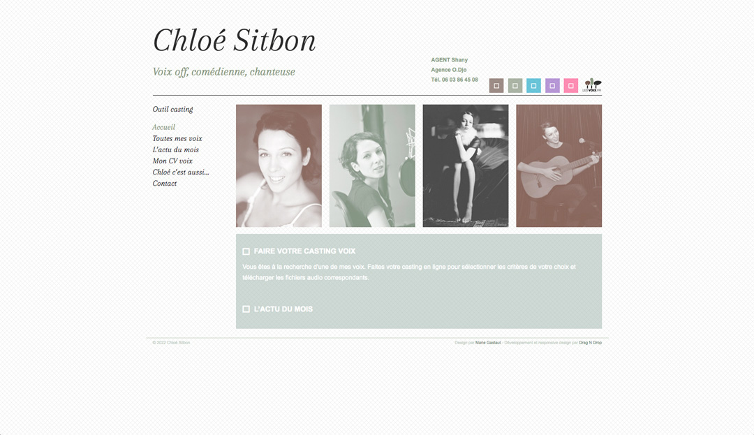 site Chloé avant refonte