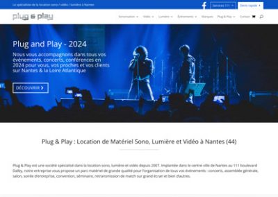 plug-and-play.fr page d'accueil